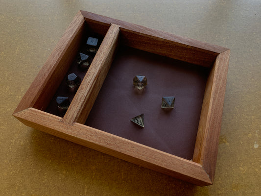 Dual Compartment Dice Tray